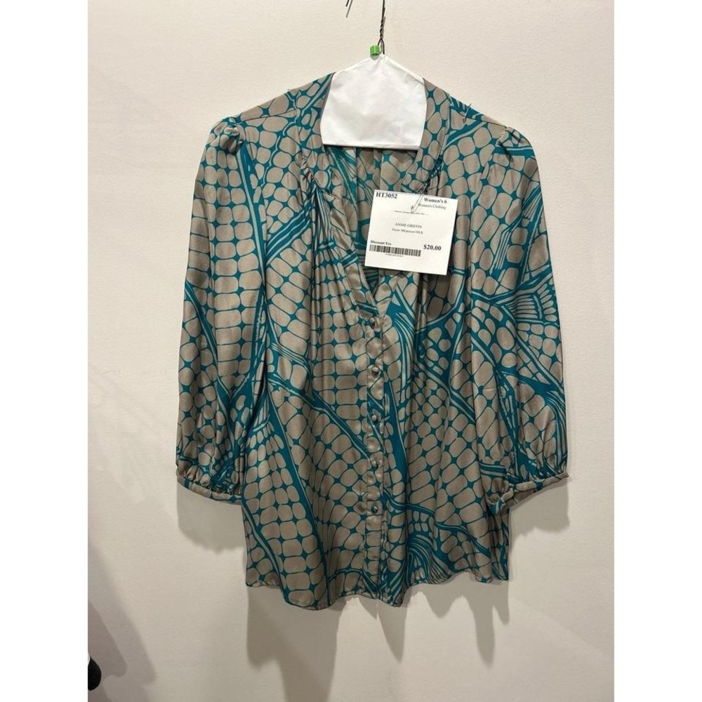 Annie Griffin 100 Percent Silk Top 6